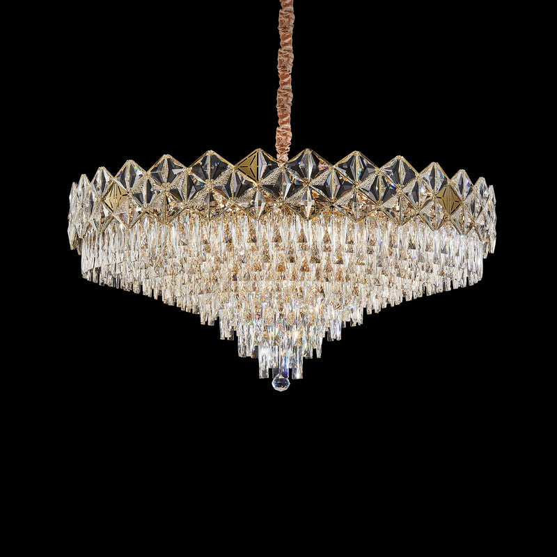 Michael Amini Lighting - Regalia 28-Light Crystal Chandelier - Gold