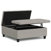 Harrison - Upholstered Coffee Table Storage Ottoman - R&R Furniture Gallery (Fountain Valley, CA)