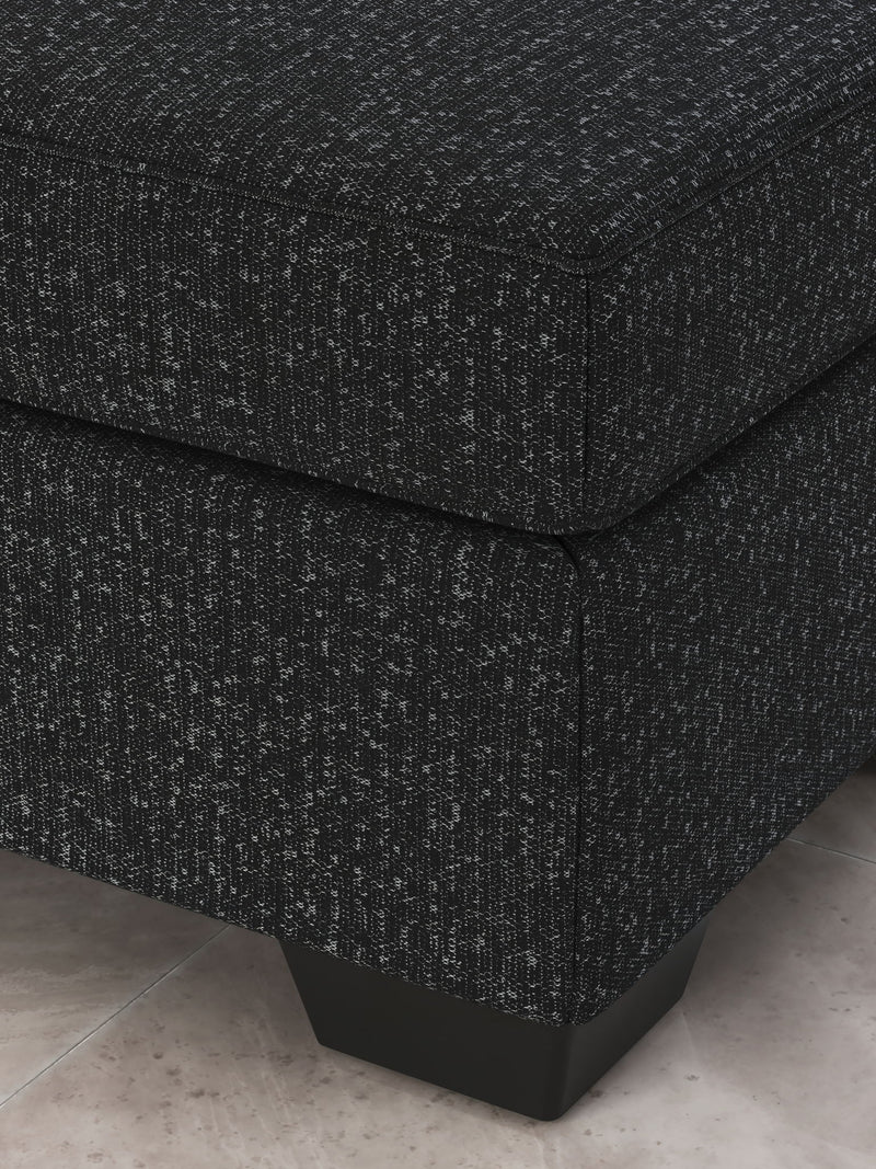 Jasmine Peaks - Ottoman - Coal - R&R Furniture Gallery (Fountain Valley, CA)