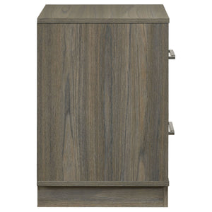 Edmondson - 2 Drawer Nightstand - Gray