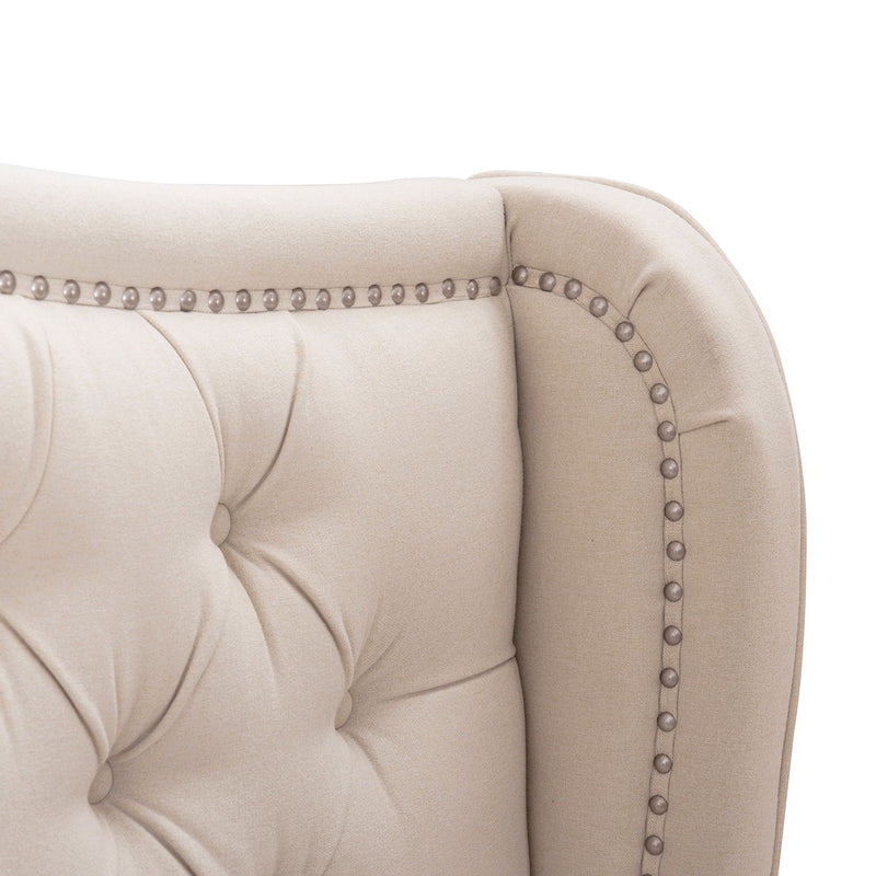 Marcella - Upholstered Shelter Headboard Bed Set - R&R Furniture Gallery (Fountain Valley, CA)