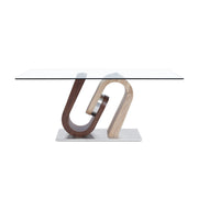 Tony - Dining Table - Brown / Beige - R&R Furniture Gallery (Fountain Valley, CA)