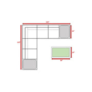Outdoor 6 Person Wicker Seating Group With Cushions - Gray Mix - R&R Furniture Gallery (Fountain Valley, CA)
