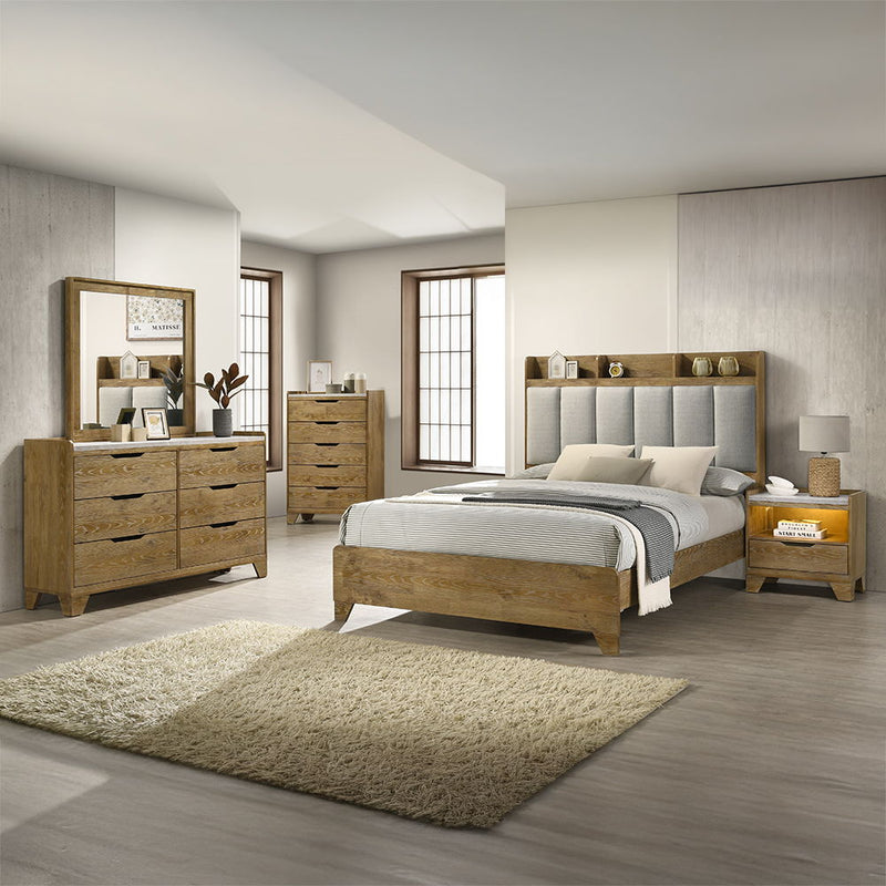 Garcia - Dresser - Light Brown - R&R Furniture Gallery (Fountain Valley, CA)