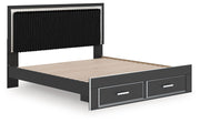 Zuraleus - Upholstered Panel Platform Storage Bed - R&R Furniture Gallery (Fountain Valley, CA)