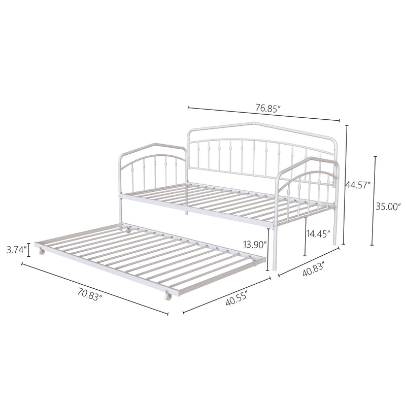 Fox - Daybed With Twin Trundle - R&R Furniture Gallery (Fountain Valley, CA)