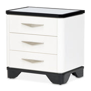 Tuxedo - 3-Drawer Nightstand - Piano Keyboard - R&R Furniture Gallery (Fountain Valley, CA)