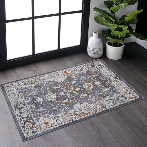 Payas - 2' X 3' Traditional Area Rug - Blue - R&R Furniture Gallery (Fountain Valley, CA)