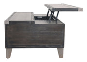 Todoe - Lift Top Cocktail Table - Dark Gray - R&R Furniture Gallery (Fountain Valley, CA)