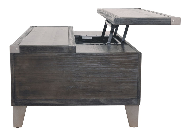 Todoe - Lift Top Cocktail Table - Dark Gray - R&R Furniture Gallery (Fountain Valley, CA)