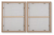 Waldett - Wall Art Set (Set of 2) - Beige / White - R&R Furniture Gallery (Fountain Valley, CA)