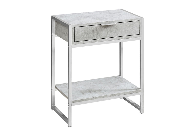 Accent Side Table, Storage Drawer, Spacious Tabletop - R&R Furniture Gallery (Fountain Valley, CA)