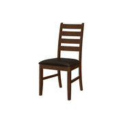 Dining Chair, Dining Room, Side, Upholstered, Transitional (Set of 2) - Brown - R&R Furniture Gallery (Fountain Valley, CA)