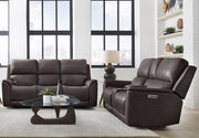 Parker Living Zero Gravity Power Reclining 3-piece sofa set with plush cushions, armrests, and reclining features in a modern living room