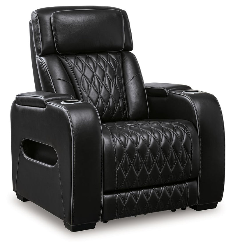 Boyington - Power Recliner/Adj Headrest - R&R Furniture Gallery (Fountain Valley, CA)