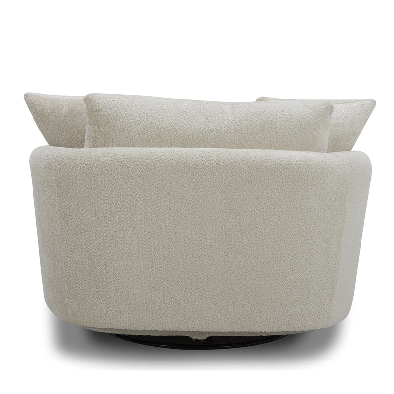 Boomer - Large Swivel Chair with 2 Pillows