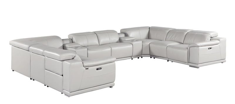 9762 - 10-Piece U-Shaped Sectional Sofa With 4 Power Recliners