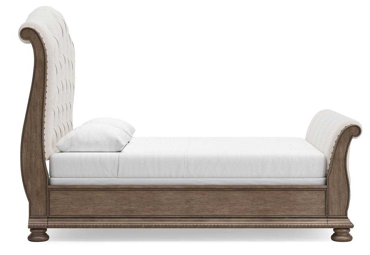 Ardenfield - Upholstered Sleigh Bed - R&R Furniture Gallery (Fountain Valley, CA)