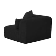 Tarra - Fluffy Oversized Corduroy Modular Corner Chair - R&R Furniture Gallery (Fountain Valley, CA)