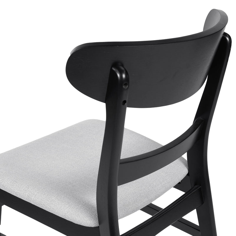 Mid Century Dining Chairs With Cushioned Seats And Wood Frame (Set of 2) - R&R Furniture Gallery (Fountain Valley, CA)