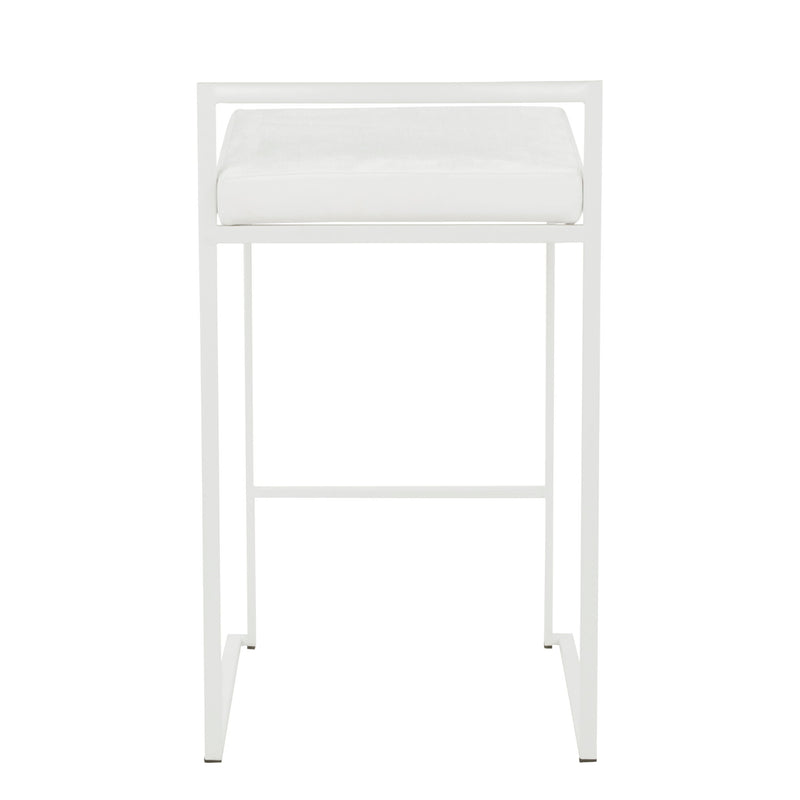 Lumi Source Fuji Simple Elegance contemporary stackable counter stool with sleek design and modern finish.