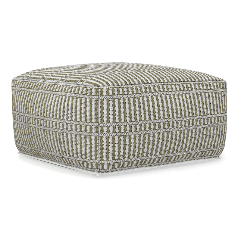 Safford - Square Outdoor / Indoor Pouf - R&R Furniture Gallery (Fountain Valley, CA)