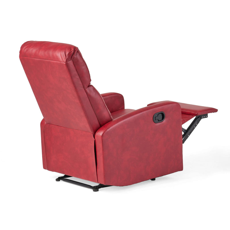 Contemporary Recliner Chair With Push Back Function - R&R Furniture Gallery (Fountain Valley, CA)