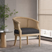 Curved Backrest Accent Chair - R&R Furniture Gallery (Fountain Valley, CA)