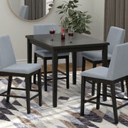 5 Piece Gathering Height Set - Gray - Wood - R&R Furniture Gallery (Fountain Valley, CA)