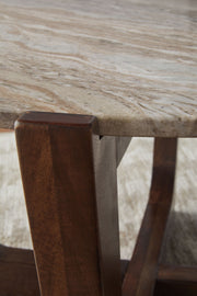 Tanidore - Round End Table - Warm Brown - R&R Furniture Gallery (Fountain Valley, CA)