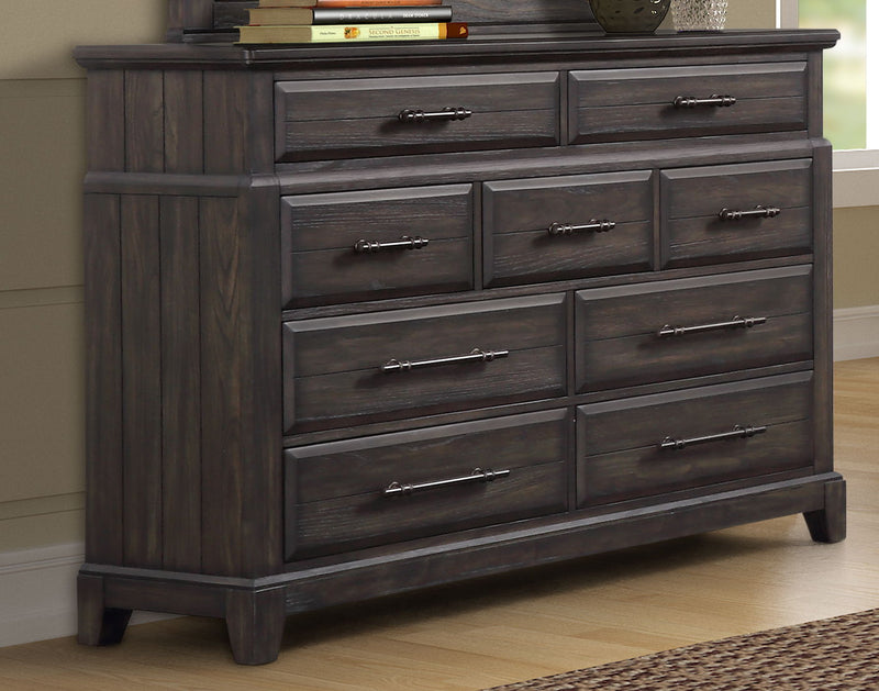 9 Drawer Dresser - Mahogany - R&R Furniture Gallery (Fountain Valley, CA)