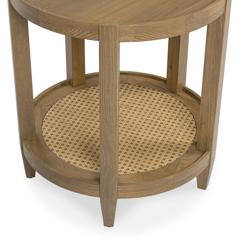 Devin - Solid Wood Round Table - R&R Furniture Gallery (Fountain Valley, CA)