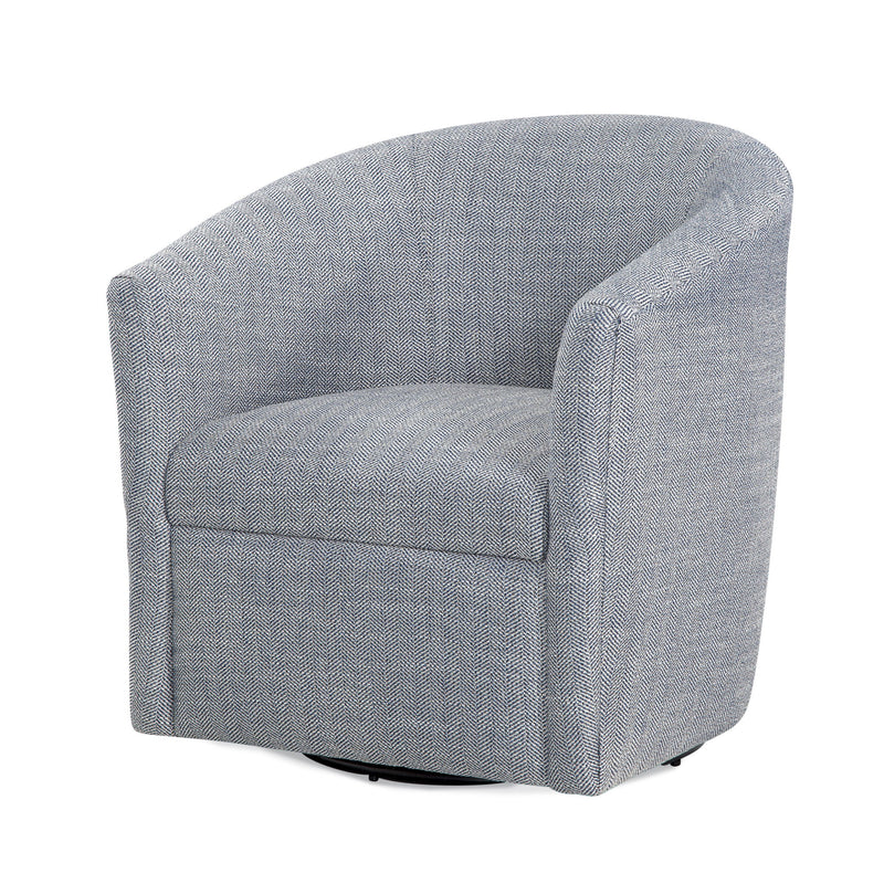 Lainey - Swivel Barrel Chair With 360 Degree Rotation - R&R Furniture Gallery (Fountain Valley, CA)