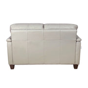 Pacific Palisades - Loveseat - Beige Leather - R&R Furniture Gallery (Fountain Valley, CA)