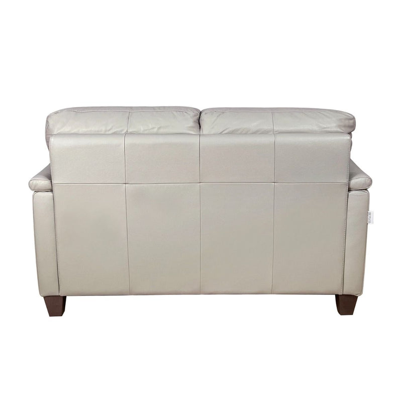 Pacific Palisades - Loveseat - Beige Leather - R&R Furniture Gallery (Fountain Valley, CA)