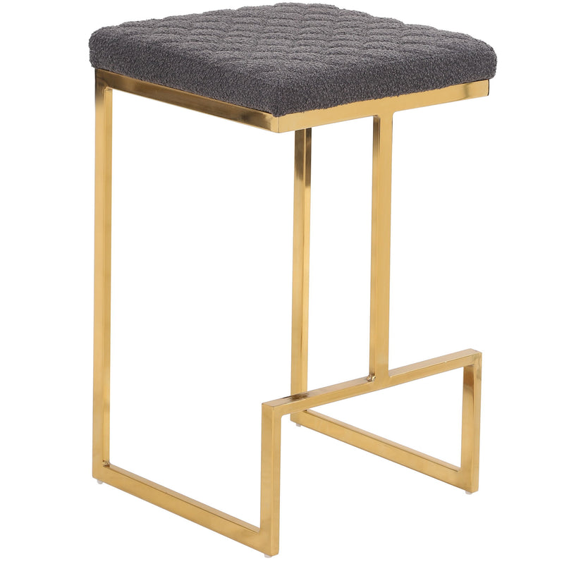 Joel - Mid Century Modern Luxury Upholstered Stool - R&R Furniture Gallery (Fountain Valley, CA)