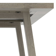 Simpli-Home Whitley dining table with wooden tabletop and sturdy legs, perfect for modern dining rooms.