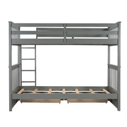 Bunk Bed With Ladders And 2 Storage Drawers - R&R Furniture Gallery (Fountain Valley, CA)