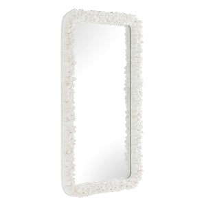 Barnacle - Rectangular Mirror - White