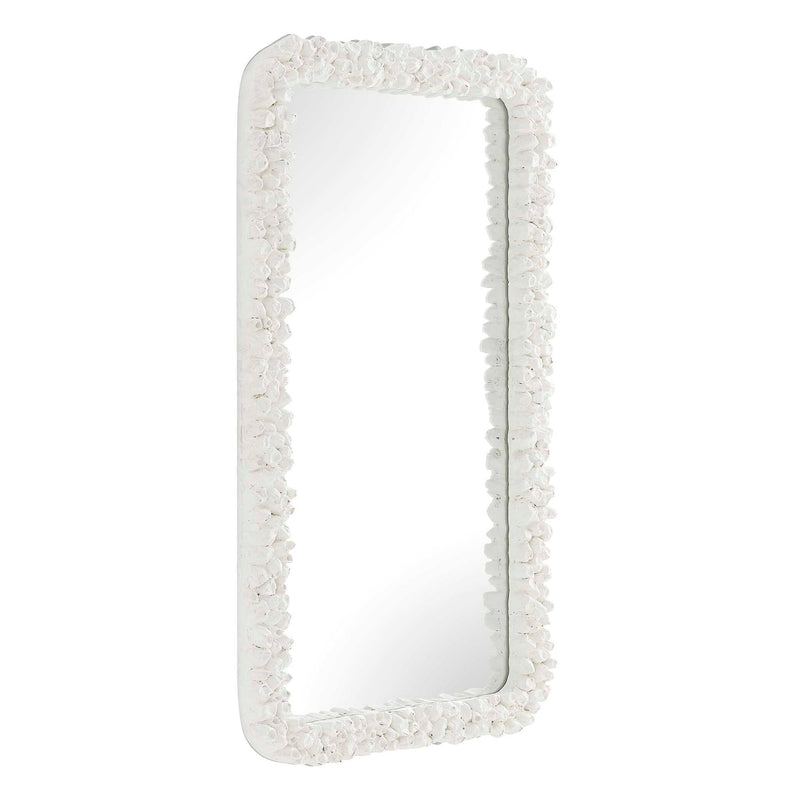 Barnacle - Rectangular Mirror - White