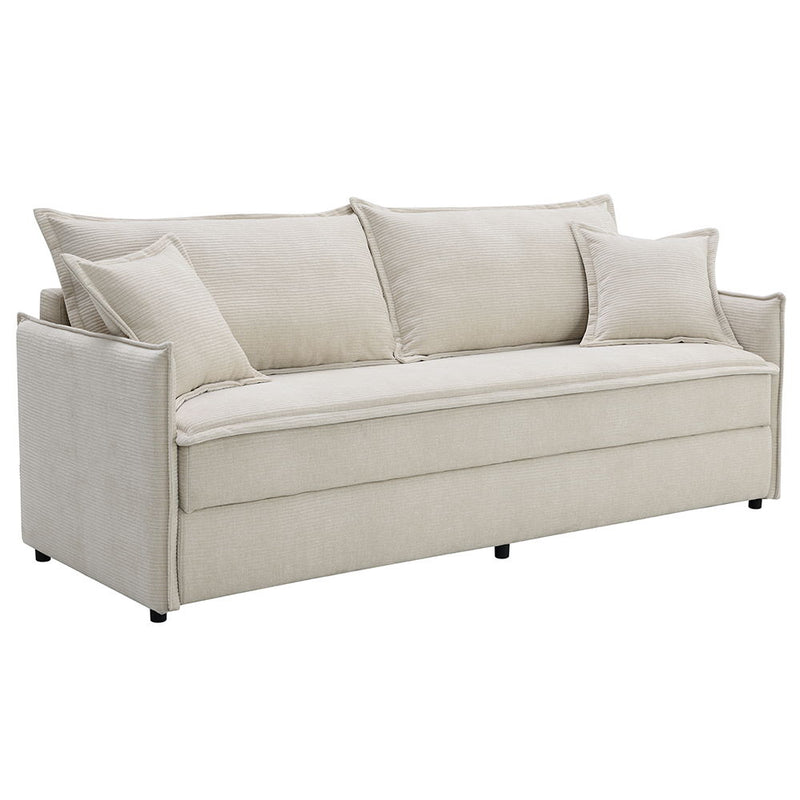 Elisea - Sofa With Sleeper - Beige Fabirc - R&R Furniture Gallery (Fountain Valley, CA)