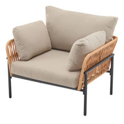Rope Lounge Chair With Cushions For Modern Spaces - R&R Furniture Gallery (Fountain Valley, CA)