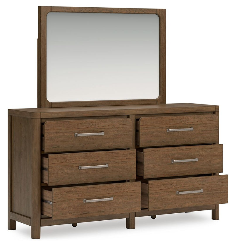 Cabalynn - Dresser And Mirror - Light Brown - R&R Furniture Gallery (Fountain Valley, CA)