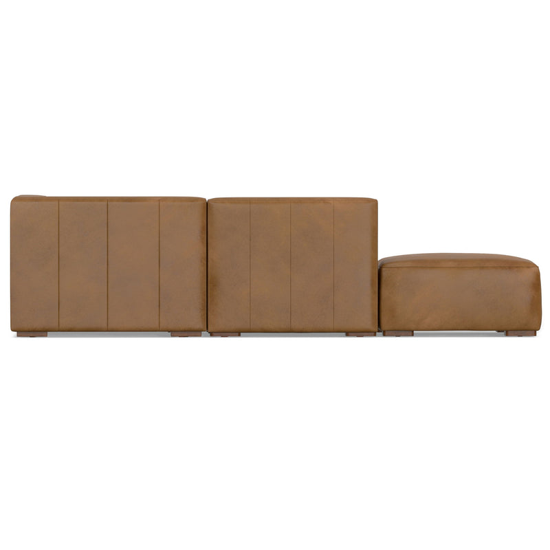 Rex - Handcrafted Sectional Sofa And Ottoman - R&R Furniture Gallery (Fountain Valley, CA)