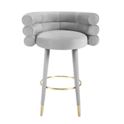 Betty - Velvet Barstool - R&R Furniture Gallery (Fountain Valley, CA)