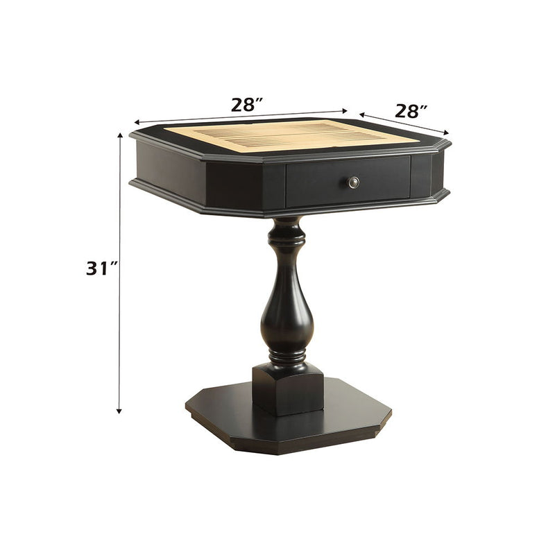 Bishop - Wood Game Table - Black - R&R Furniture Gallery (Fountain Valley, CA)