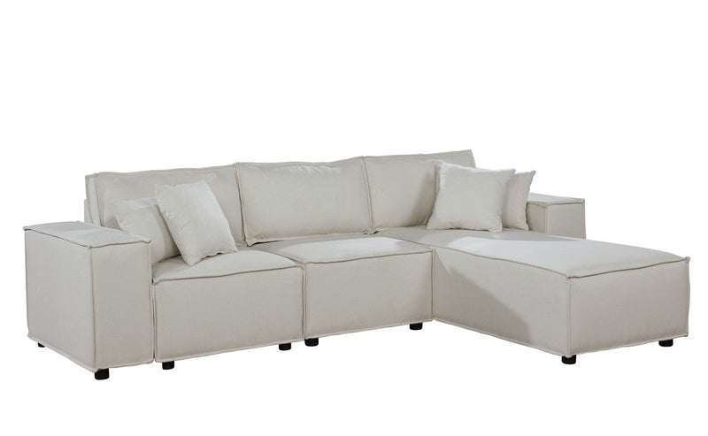 Harvey - Sofa With Reversible Chaise - R&R Furniture Gallery (Fountain Valley, CA)