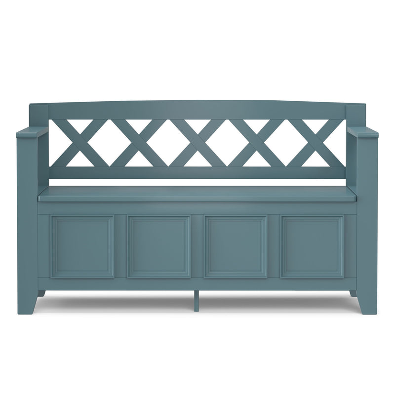 Amherst - Compact Entryway Storage Bench - R&R Furniture Gallery (Fountain Valley, CA)