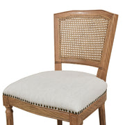 Triomphe - Rattan Wicker High Back Armless Counter Bar Stool - R&R Furniture Gallery (Fountain Valley, CA)