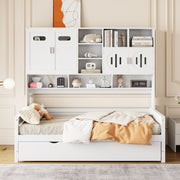Daybed With All-In-One Cabinet And Shelf - R&R Furniture Gallery (Fountain Valley, CA)